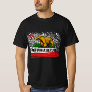 California Republic Cali Flag Socal Norcal Cencal  T-Shirt