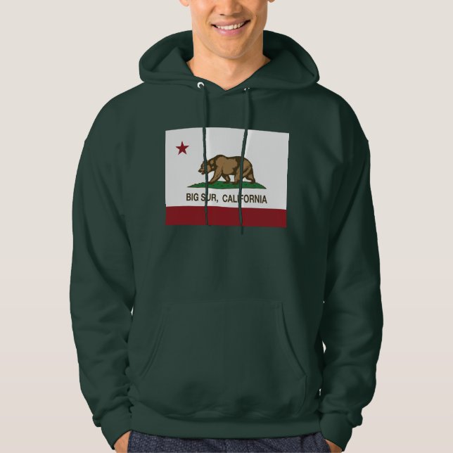California Republic Flag Big Sur Hoodie (Front)