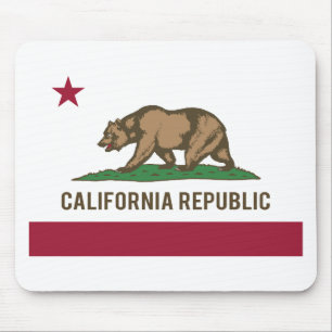 California Republic Flag - Colour Mouse Pad