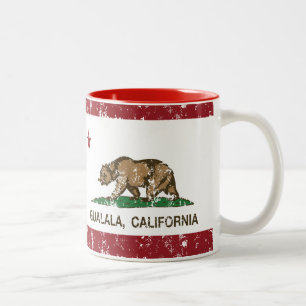 California Republic Flag Gualala Two-Tone Coffee Mug
