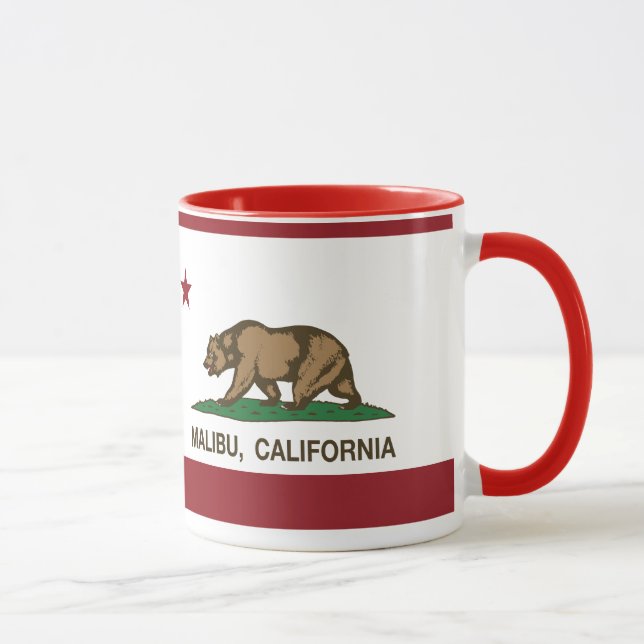 California Republic Flag Malibu Mug (Right)