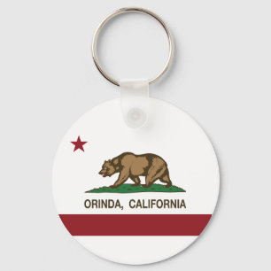 California Republic Flag Orinda Key Ring