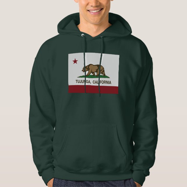 California REpublic Flag Tujunga Hoodie (Front)