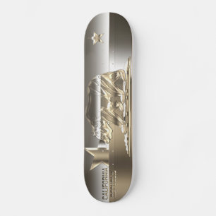 CALIFORNIA REPUBLIC Golden Metals Skateboard