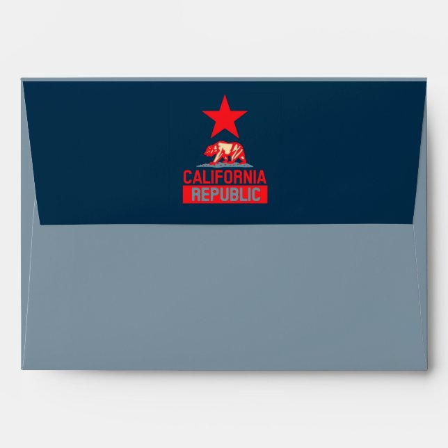 California Republic in Pop Style Envelopes (Back (Top Flap))