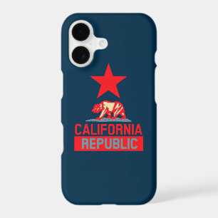 California Republic in Red and Blue Style Decor