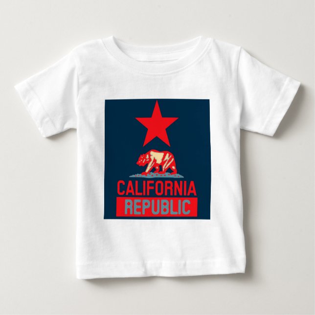 California Republic in Urban Hope Style Baby T-Shirt (Front)