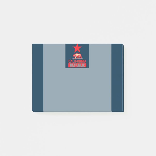 California Republic in Urban Hope Style Post-it Notes (Front)