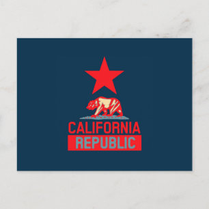 California Republic in Urban Hope Style Postcard