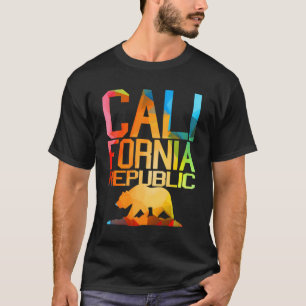 California Republic In Vivid Colours T-Shirt