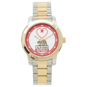 California Republic Love for Red Star Dial Watch