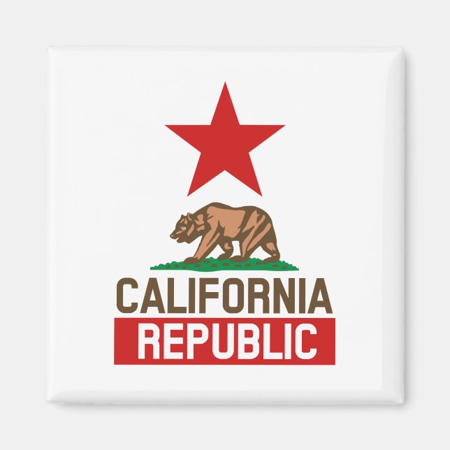 California Republic Magnet (Front)