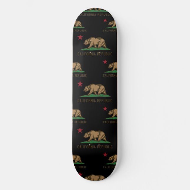 California Republic Pattern 1 Skateboard (Front)