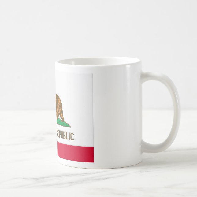 California Republic State Flag Coffee Mug (Right)