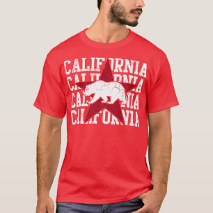 California Republic State Flag Design T-Shirt