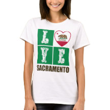 California Republic State Flag Heart Sacramento