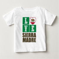 California Republic State Flag Heart Sierra Madre