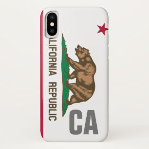 California Republic state flag personalised iPhone X Case