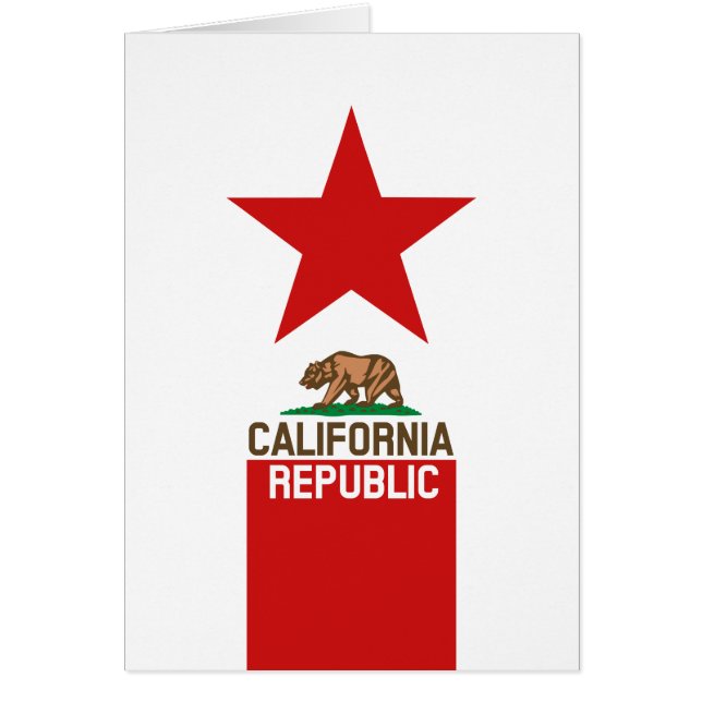 CALIFORNIA REPUBLIC State Flag Star (Front)