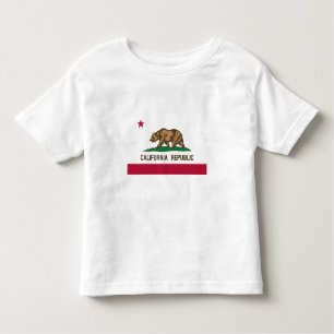 California Republic State Flag Toddler T-Shirt