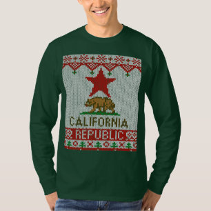 California Republic Style Christmas Ugly Sweater