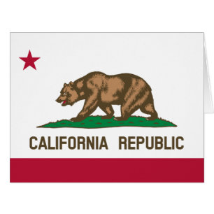 California Republic US State Bear Flag