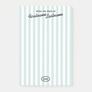 California Resort-Inspired Striped Memo Post-it Notes