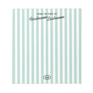 California Resort-Inspired Striped Notepad