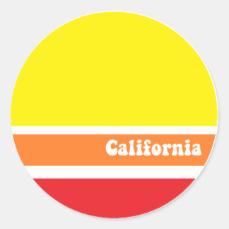 California retro sticker