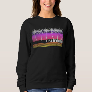 California Retro Style Vintage Beach Surf Sunset 7 Sweatshirt