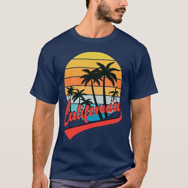 California Retro Sunset T-Shirt (Front)