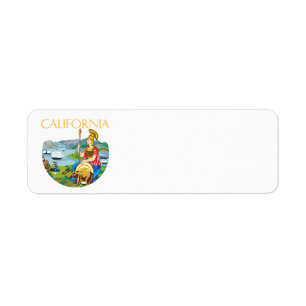 California Return Address Label