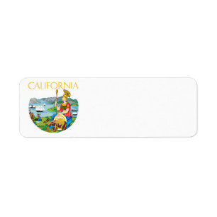 California Return Address Label