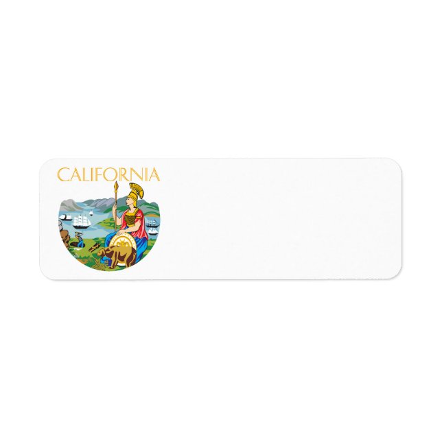 California Return Address Label (Front)