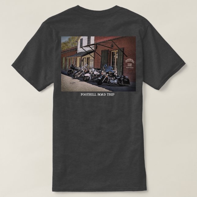 CALIFORNIA ROAD TRIP - GRAY UNISEX T-Shirt (Design Back)