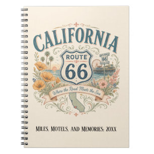 California Route 66 Road Trip Memories Notebook