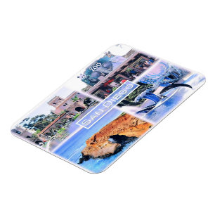 California - San Diego - Mosaic - USA - Magnet