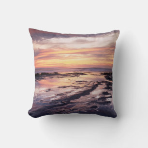 California, San Diego, Sunset Cliffs, Sunset 1 Cushion