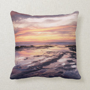 California, San Diego, Sunset Cliffs, Sunset 1 Cushion
