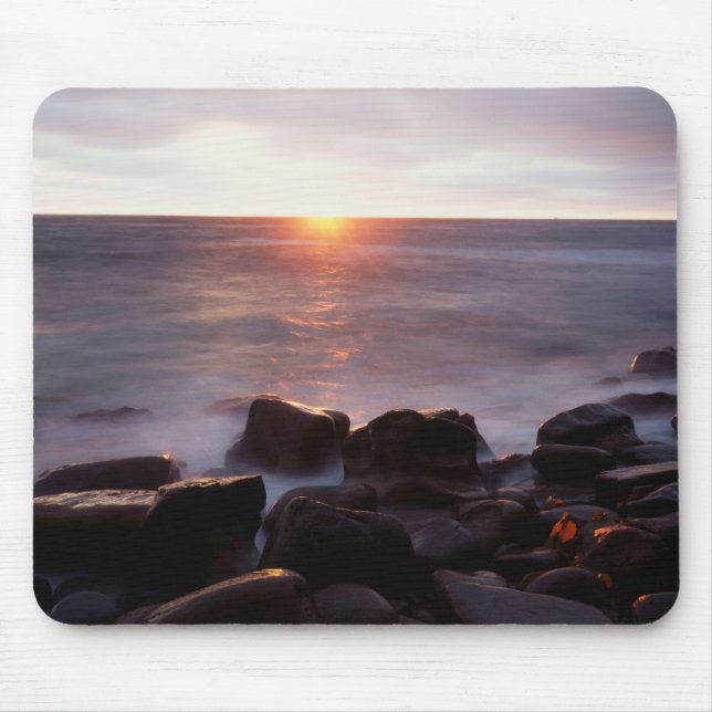 California, San Diego, Sunset Cliffs, Sunset 2 Mouse Pad (Front)
