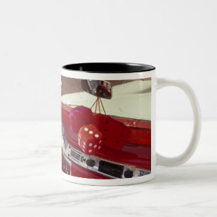 California: Santa Ynez Valley, Solvang, 1957 Two-Tone Coffee Mug