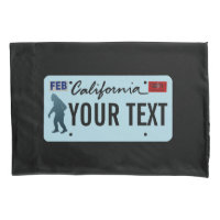 California Sasquatch License Plate
