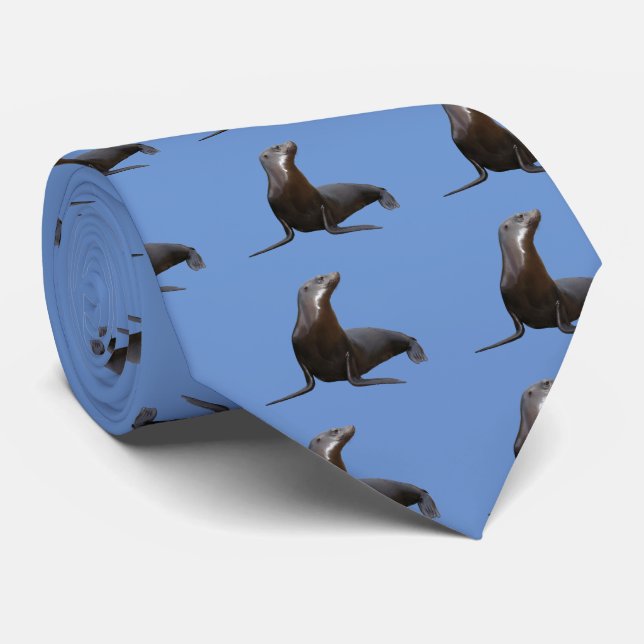 California sea lion tie (Rolled)