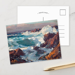 California Sea Scape   Edgar Alwin Payne Postcard