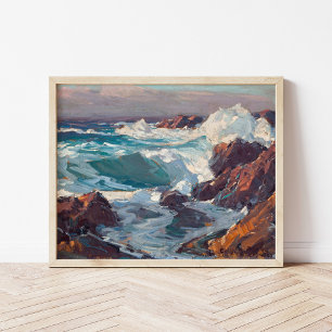 California Sea Scape   Edgar Alwin Payne Poster