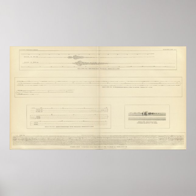 California Seismograms 14 Poster (Front)