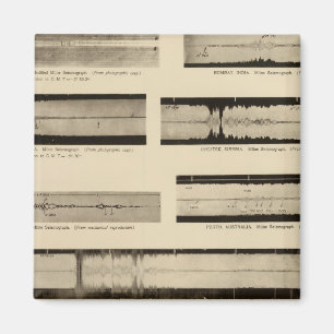 California Seismograms 2 Magnet