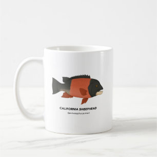 California Sheephead - Marine Animals of Californi Coffee Mug