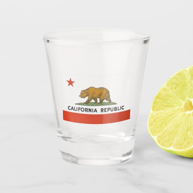 California Shot Glass (Front)