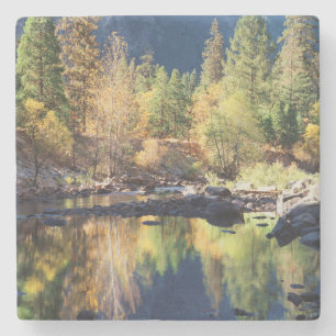 California, Sierra Nevada Mountains, Yosemite 4 Stone Coaster